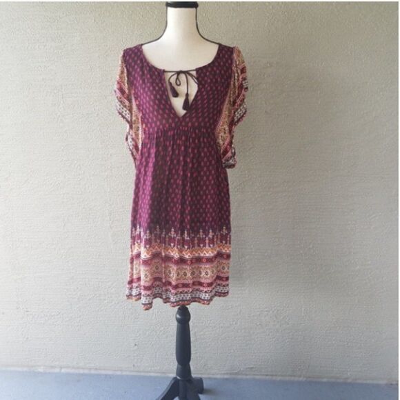 ✨ Bohemian Tassel Collar Dress  ✨ - Picture 2 of 9